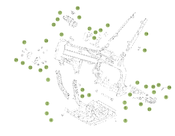 Accessoires Du Chassis AZMOTORS PiÃ¨ces BETA EVO-300 2T - [2013]