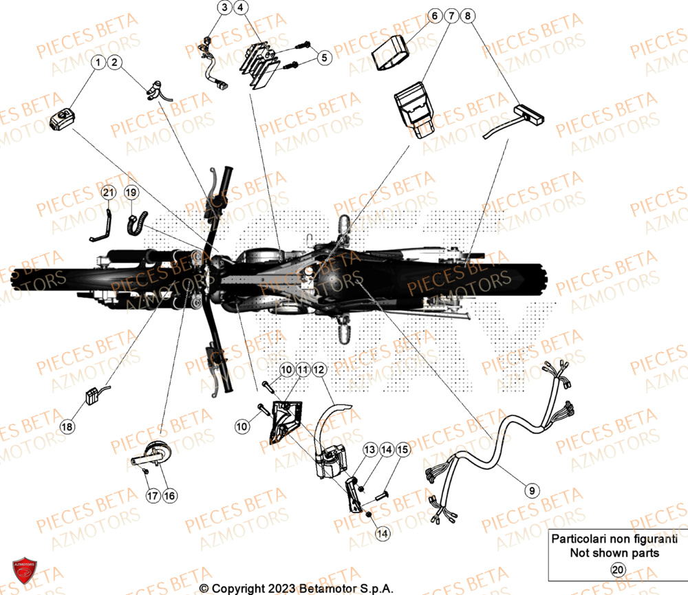 Equipement Electrique AZMOTORS PiÃ¨ces BETA EVO 200 2T - [2024]