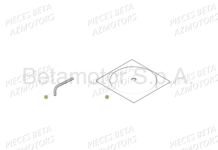 Outil Manuel AZMOTORS PiÃ¨ces Beta EVO 300 SS 2T - 2018