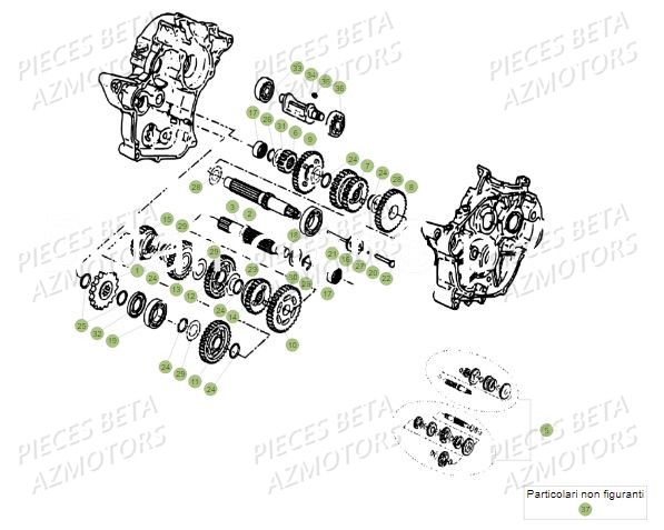Boite A Vitesses AZMOTORS BETA Motard 50 Sport MY19
