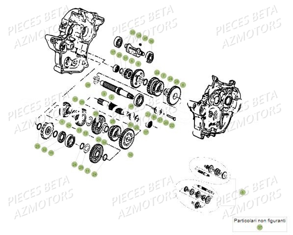 Boite A Vitesses AZMOTORS PiÃ¨ces Beta 50 RR Motard TRACK - 2019