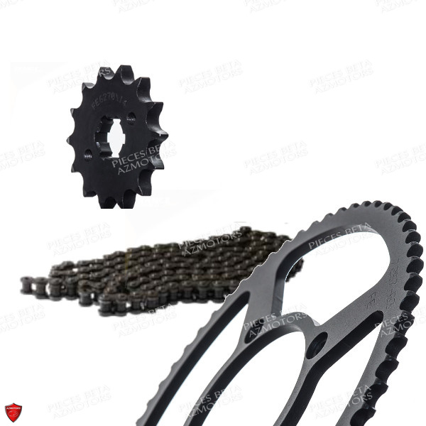 Kit Chaine Motard 125 4t 2021 AZMOTORS PiÃ¨ces BETA RR Motard 125 RACING LC - 2020