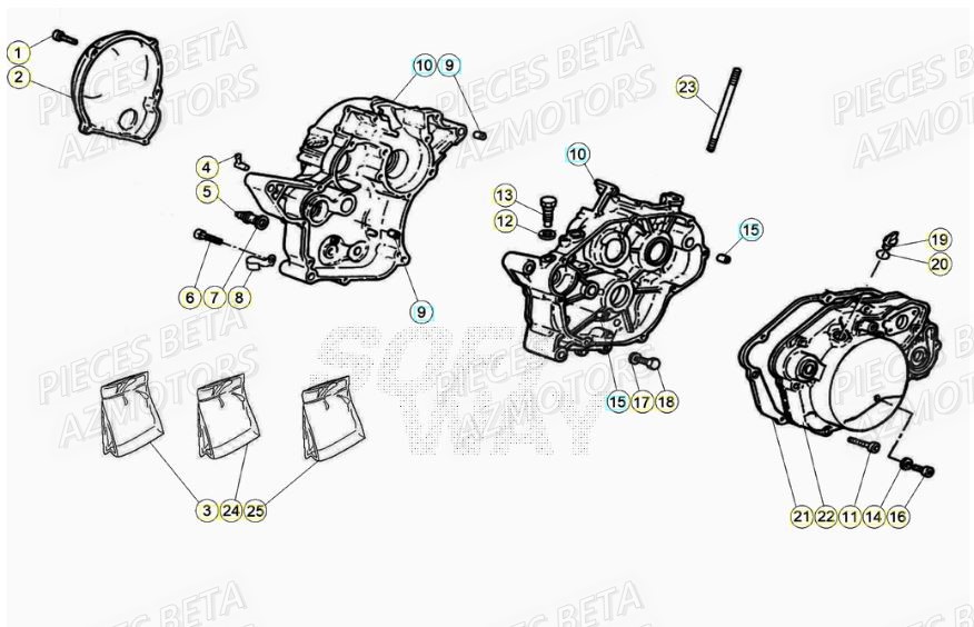 Carter AZMOTORS BETA Motard TRACK 2T 50 2021-2022