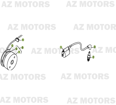 Allumage AZMOTORS PiÃ¨ces BETA REV 3-250cc  - [2006]