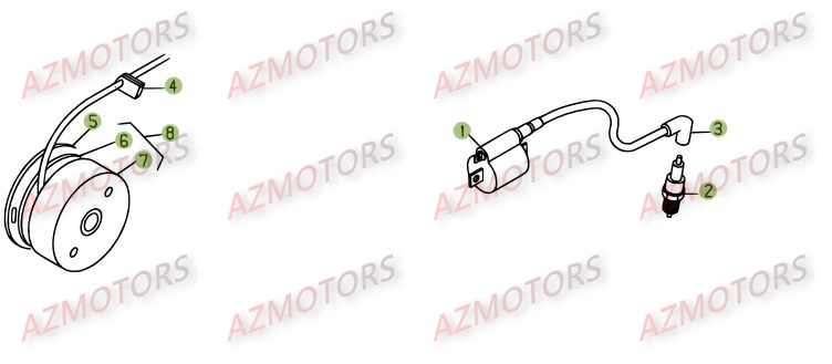 Allumage AZMOTORS PiÃ¨ces BETA REV 3-270cc  - [2005]