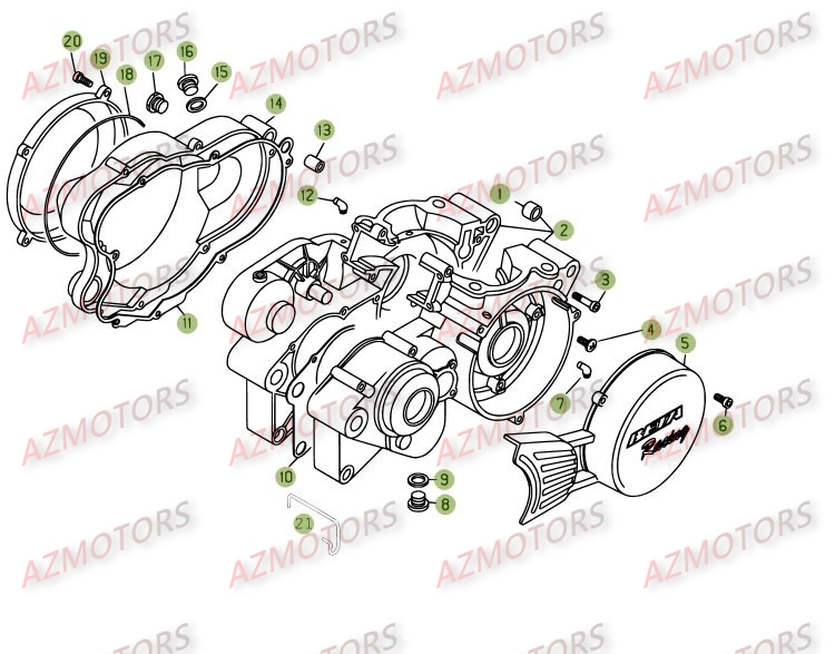 Carter AZMOTORS PiÃ¨ces BETA REV 3-270cc  - [2005]