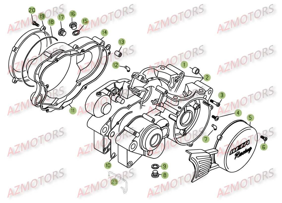 Carter AZMOTORS PiÃ¨ces BETA REV 3-270cc  - [2008]