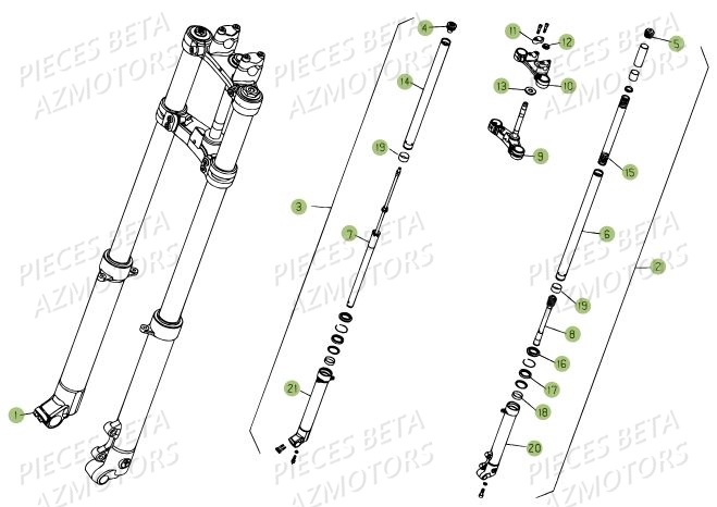 Fourche Du No Serie 200449 A 200609 AZMOTORS PiÃ¨ces BETA REV 80 - [2012]