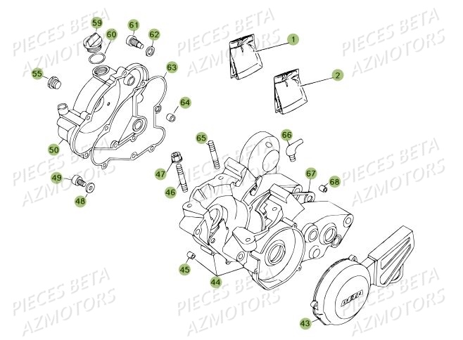 Carter AZMOTORS PiÃ¨ces BETA REV 80 - (2013)