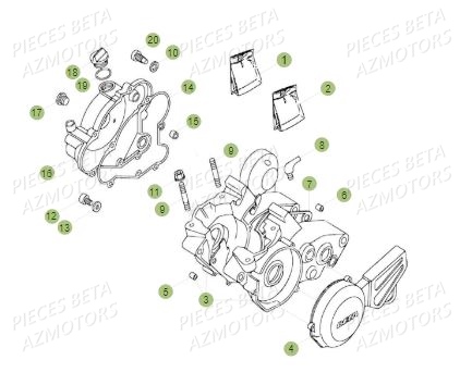 Carter AZMOTORS PiÃ¨ces BETA REV 80 - (2015)