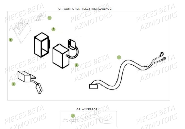 Equipement Electrique AZMOTORS PiÃ¨ces BETA REV 80 - (2016)