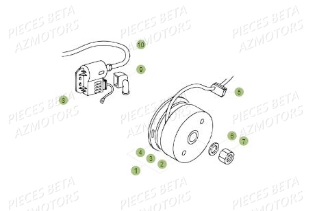 Allumage AZMOTORS PiÃ¨ces BETA REV 80 - (2019)