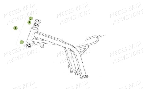 Chassis AZMOTORS PiÃ¨ces BETA REV 80 JUNIOR - (2015)