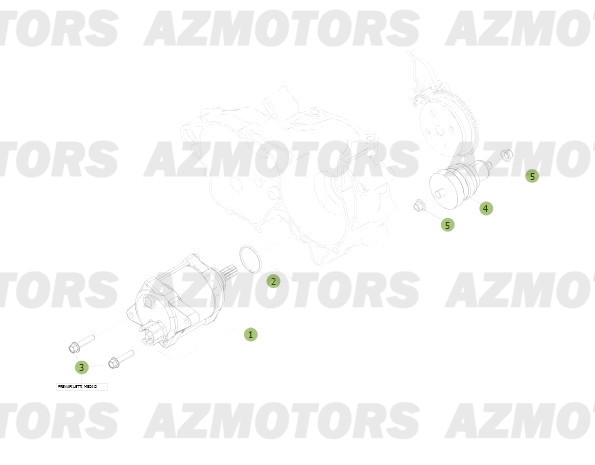 Demarrage Electrique AZMOTORS PiÃ¨ces BETA RR 2T 250 - (2013)
