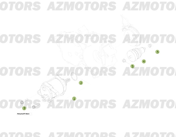 Demarrage Electrique AZMOTORS PiÃ¨ces BETA RR 2T 250 - (2014)