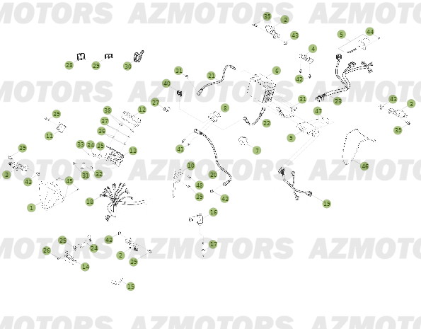 Installation Electrique No Serie 600001 A 600247 AZMOTORS PiÃ¨ces BETA RR 2T 250 - (2014)