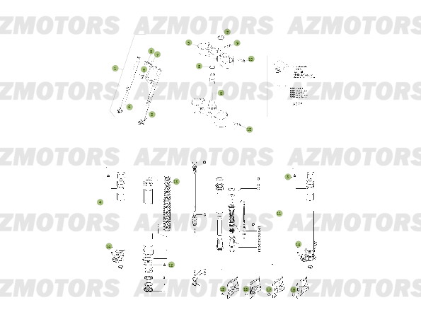 Fourche Du No Serie 700573 A 700676 AZMOTORS PiÃ¨ces BETA RR 2T 300 - (2013)