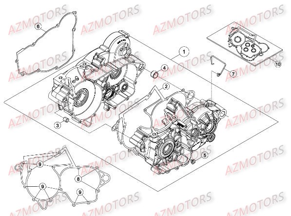 Carter AZMOTORS Pieces BETA RR 2T 300 - (2015)