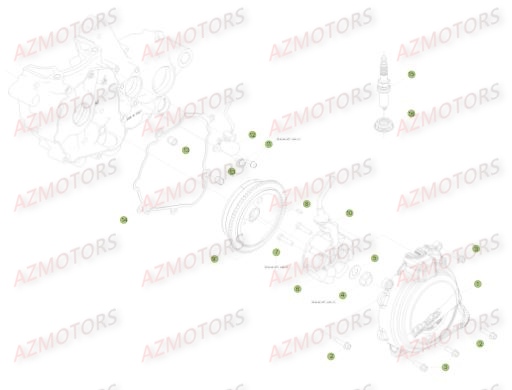 Allumage AZMOTORS Pieces BETA RR 2T 300 - (2017)