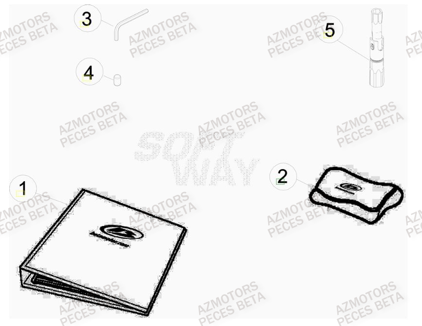Manuel AZMOTORS PiÃ¨ces Beta RR 4T 520 Enduro - 2010
