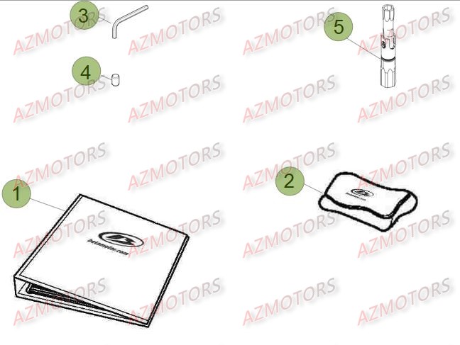 Outillage Special 2 AZMOTORS PiÃ¨ces Beta RR 4T 350 Enduro - 2012