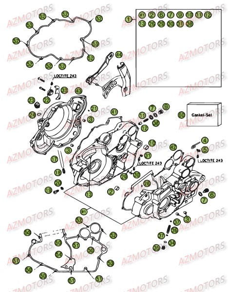 Carter AZMOTORS PiÃ¨ces Beta RR 4T 450 Enduro - 2009