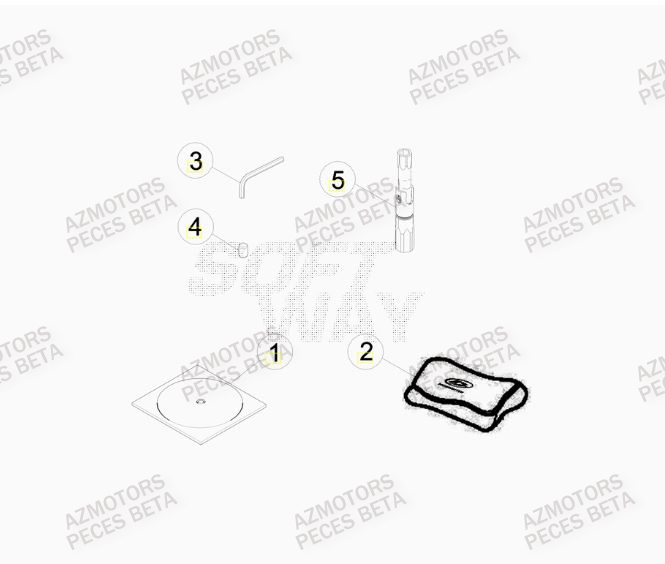 Manuel AZMOTORS PiÃ¨ces Beta RR 4T 480 Enduro - 2015