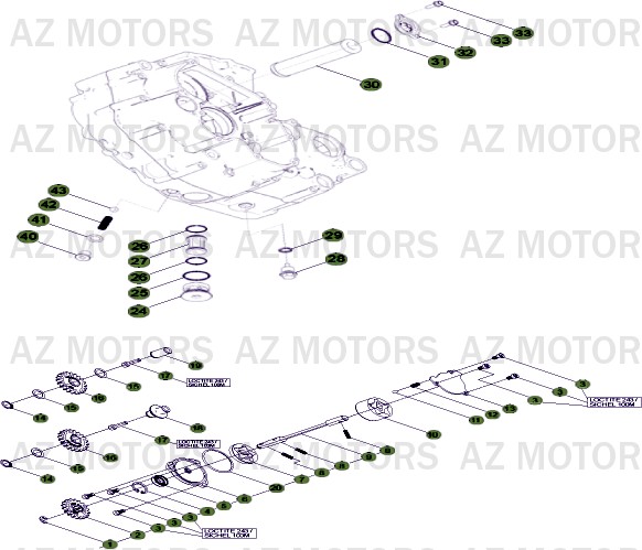 Circuit De Lubrification AZMOTORS PiÃ¨ces Beta RR 4T 520 Enduro - 2011
