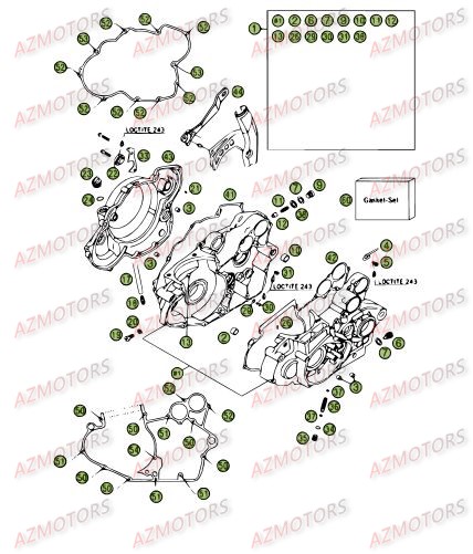 Carter AZMOTORS PiÃ¨ces Beta RR 4T 525 Enduro - 2009
