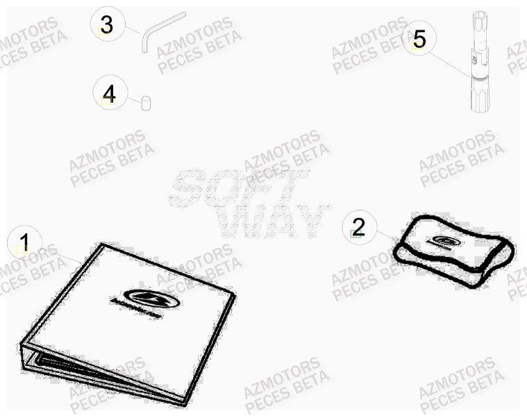 Manuel AZMOTORS PiÃ¨ces BETA RR 400CC FACTORY 4T - [2011]