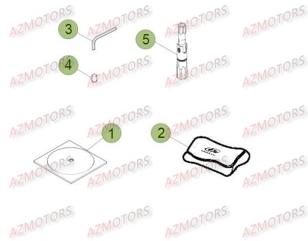 Outillage Special 2 AZMOTORS PiÃ¨ces Beta RR 4T 390 Enduro - 2015