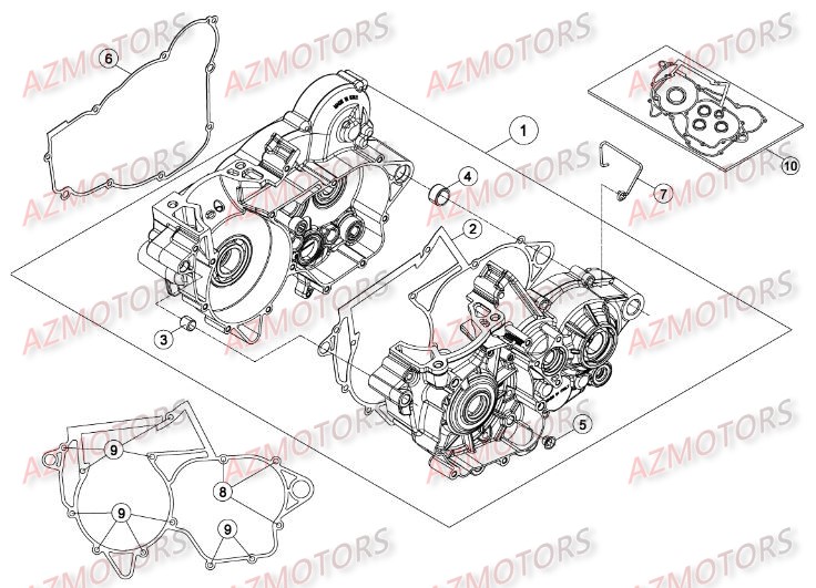 Carter AZMOTORS Pieces BETA RR RACING 2T 250 - [2016]