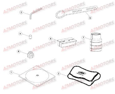 Outils Special AZMOTORS Pieces BETA RR RACING 2T 250 - [2016]
