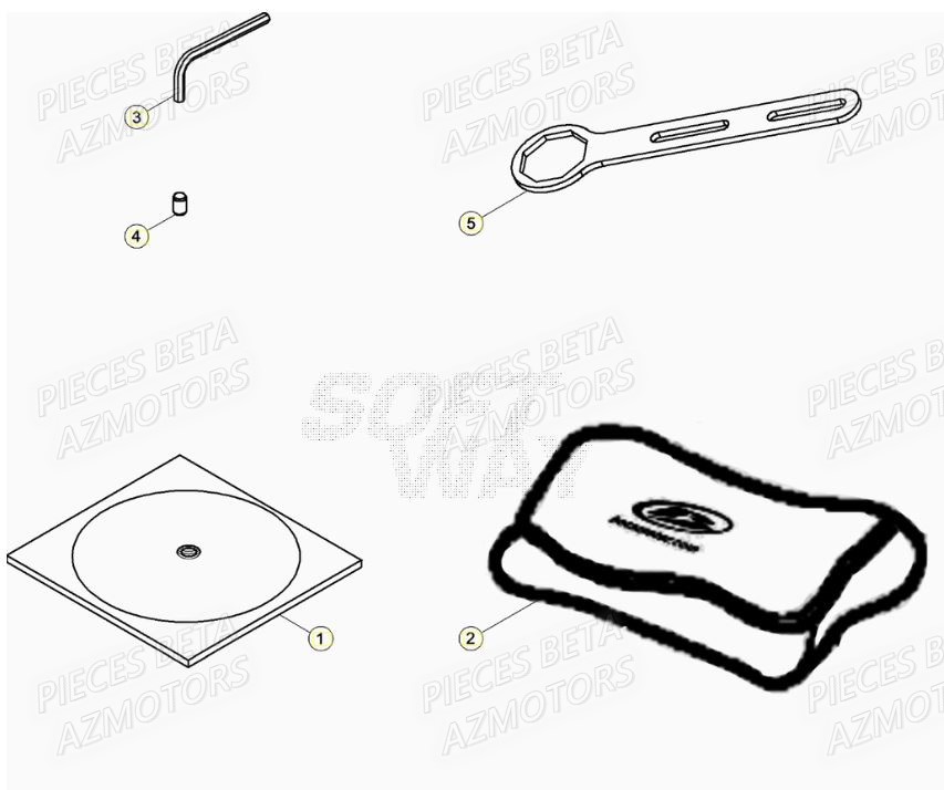 Manuel AZMOTORS PiÃ¨ces RR 125 2T - 2019
