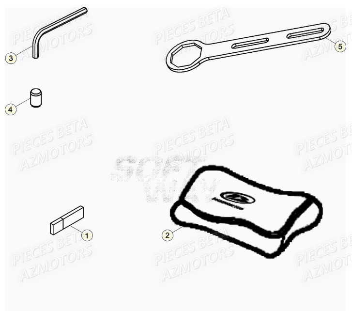 Manuel AZMOTORS PiÃ¨ces RR 125 RACING 2T - 2020