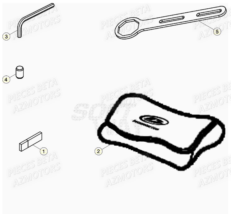 Manuel AZMOTORS Pieces Beta RR 200 2T - 2021