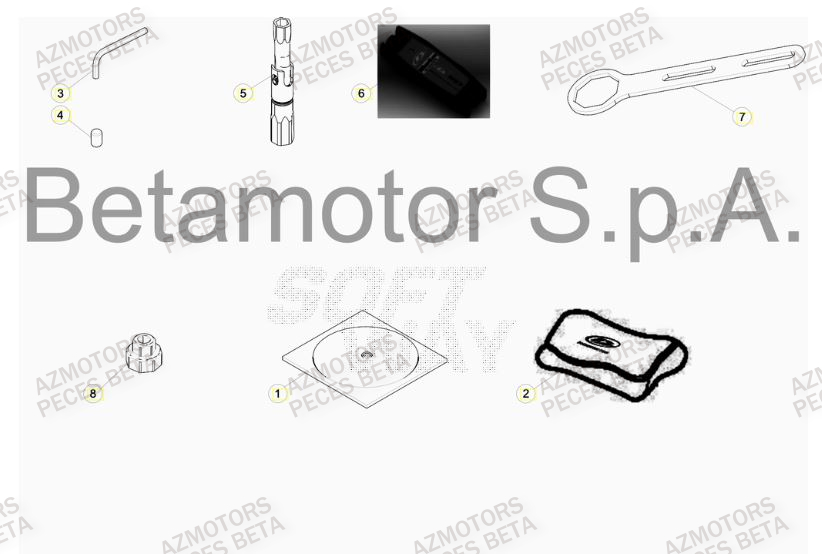 Manuel AZMOTORS PiÃ¨ces BETA RR 4T 430 RACING - (2016)

