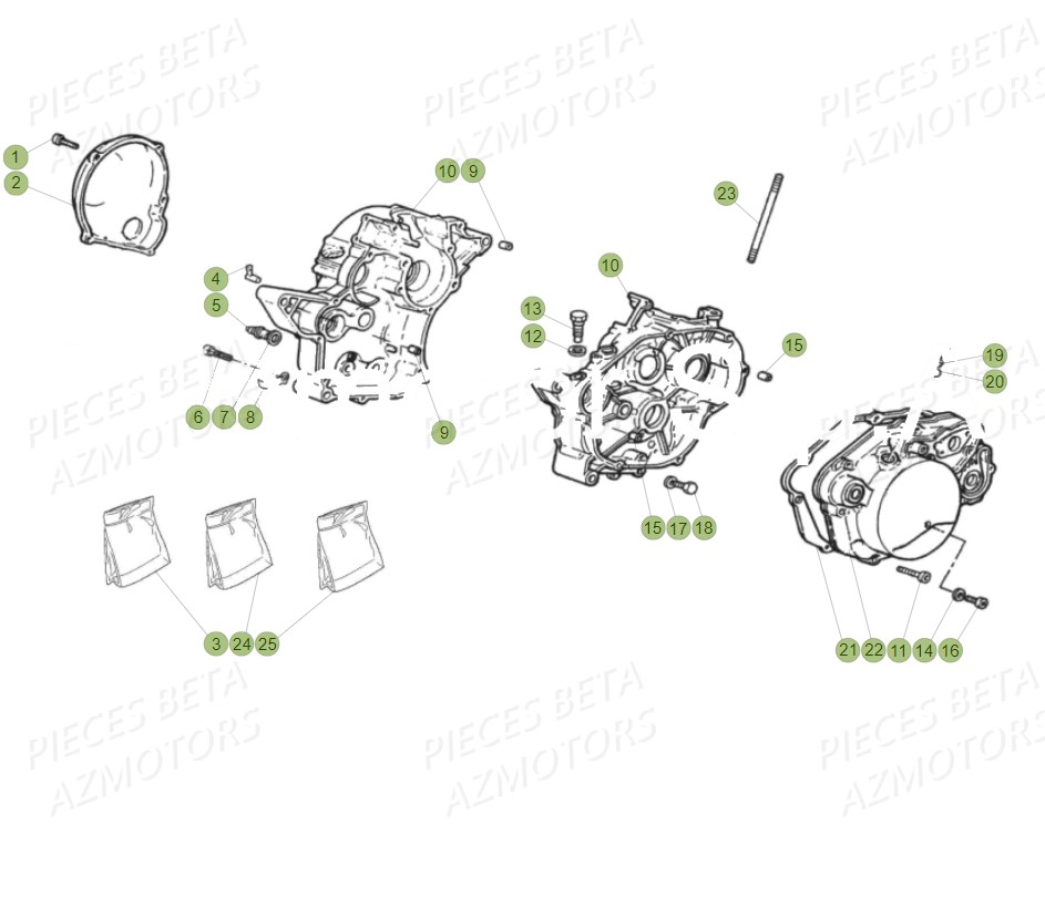 Carter AZMOTORS PiÃ¨ces Beta RR 50 SPORT - 2019