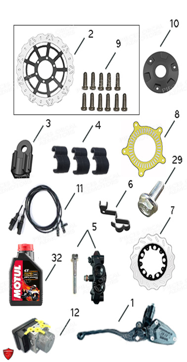 LIQUIDE FREIN-MOTUL DOT 5.1 BRAKEFLUID pour Freinage avant de SK01 125 Euro5