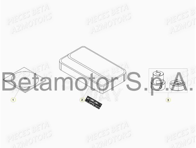 Outils AZMOTORS PiÃ¨ces BETA RR XTRAINER 250 2T - [2019]