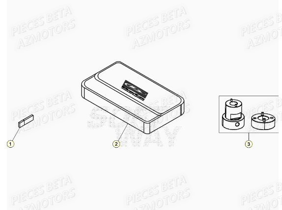 Outils AZMOTORS Pieces BETA RR XTRAINER 250 2T - (2022)