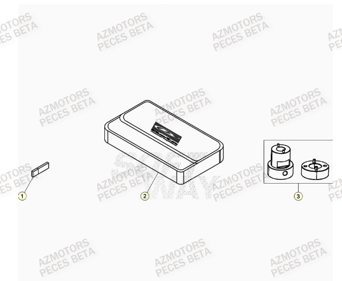 Manuel AZMOTORS Pieces BETA RR XTRAINER 300 2T - (2023)